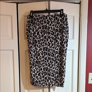 Vince Camuto Black and White Midi Pencil Skirt, S, NWOT